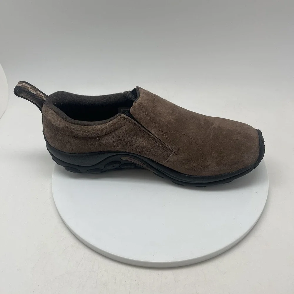 Merrell Jungle Moc Mens 9 J65685 Brown Suede‎ Slip On Loafers Casual Shoes